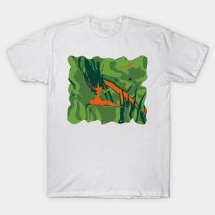 Abstract design - wild colors and shapes T-Shirt